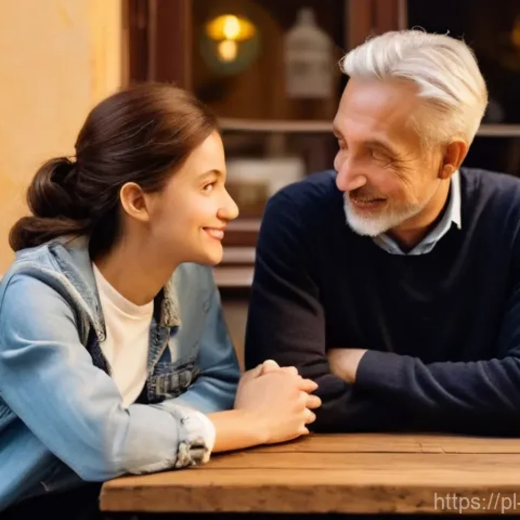 관점 전환 훈련을 위한 교육적 방법론 - **Prompt: Empathetic Cafe Conversation in a European City**
"A cozy, warmly lit European-style c...